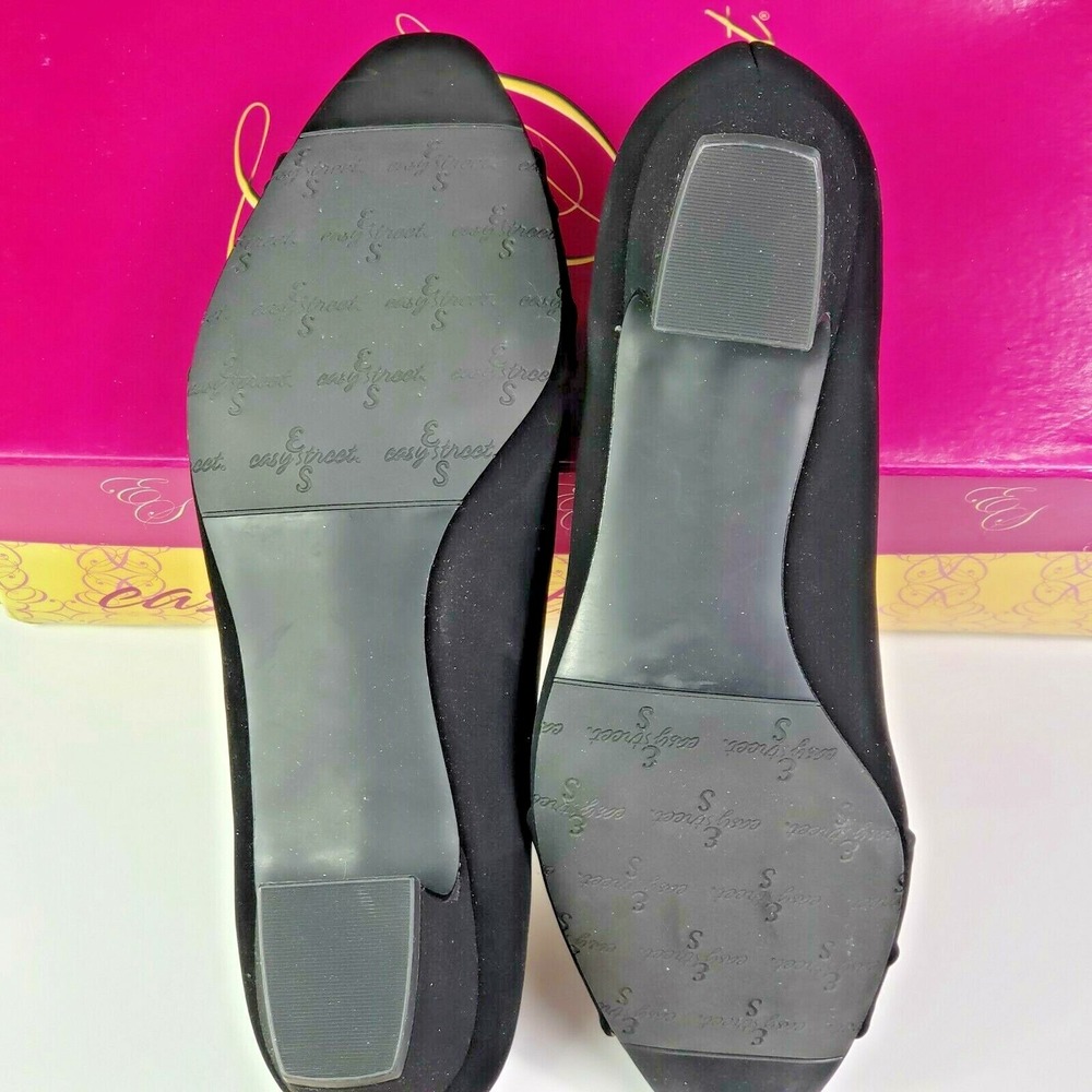 Easy Street Womens Eloise Pum Black Lamy - Women's US 6M New Suede - Picture 5 of 10
